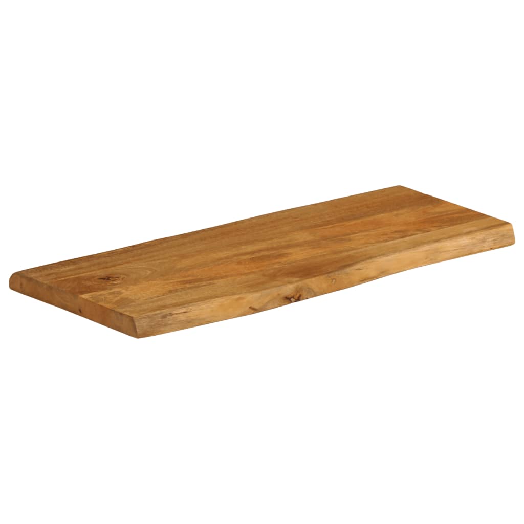 vidaXL Blat stołu, 90x40x2,5 cm, naturalna krawędź, lite drewno mango