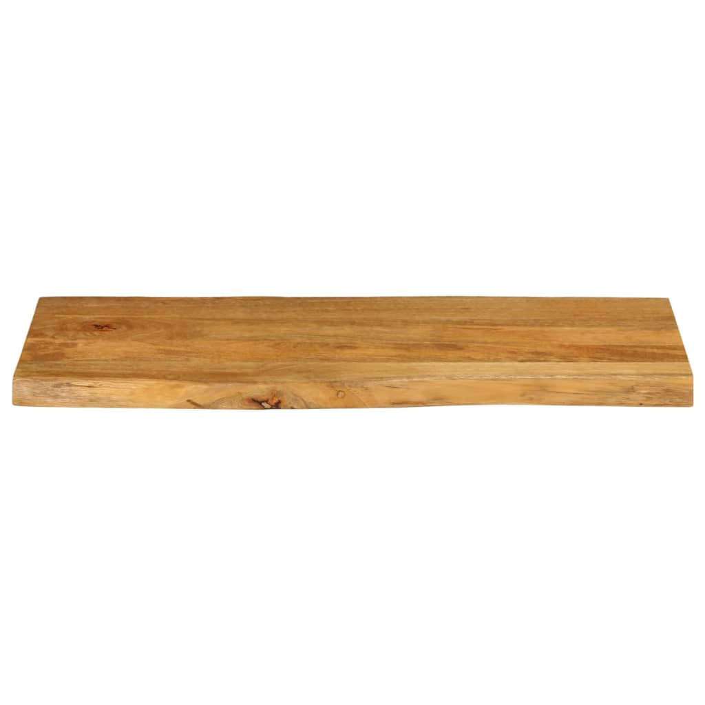 vidaXL Blat stołu, 90x40x2,5 cm, naturalna krawędź, lite drewno mango