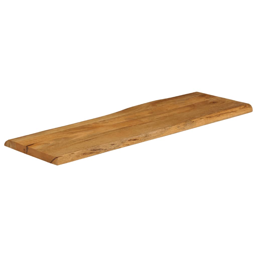 vidaXL Blat stołu, 120x40x2,5 cm, naturalna krawędź, lite drewno mango