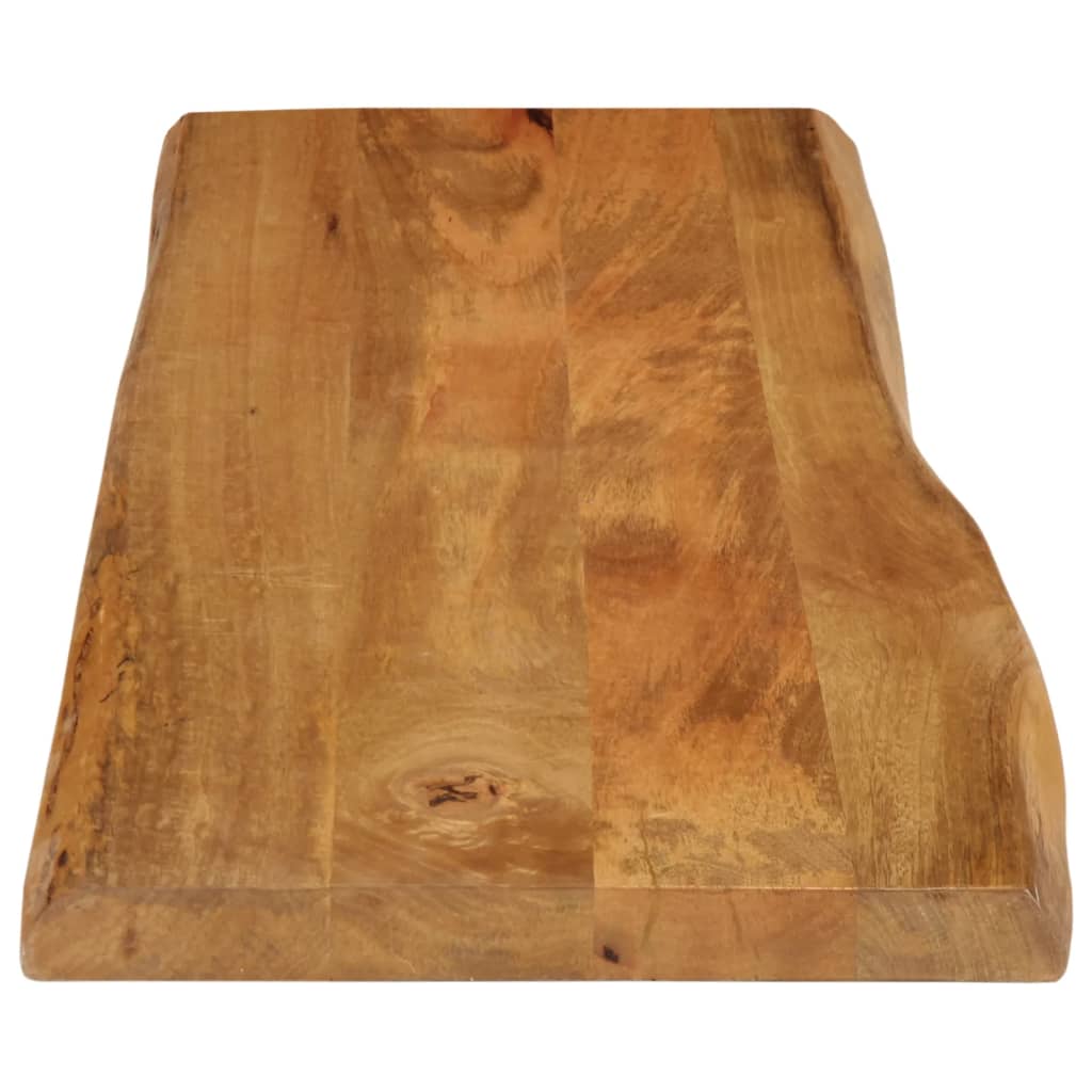 vidaXL Blat stołu, 120x40x2,5 cm, naturalna krawędź, lite drewno mango