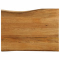 vidaXL Blat stołu, 90x60x2,5 cm, naturalna krawędź, lite drewno mango