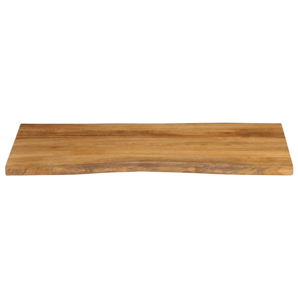 vidaXL Blat stołu, 100x60x2,5 cm, naturalna krawędź, lite drewno mango