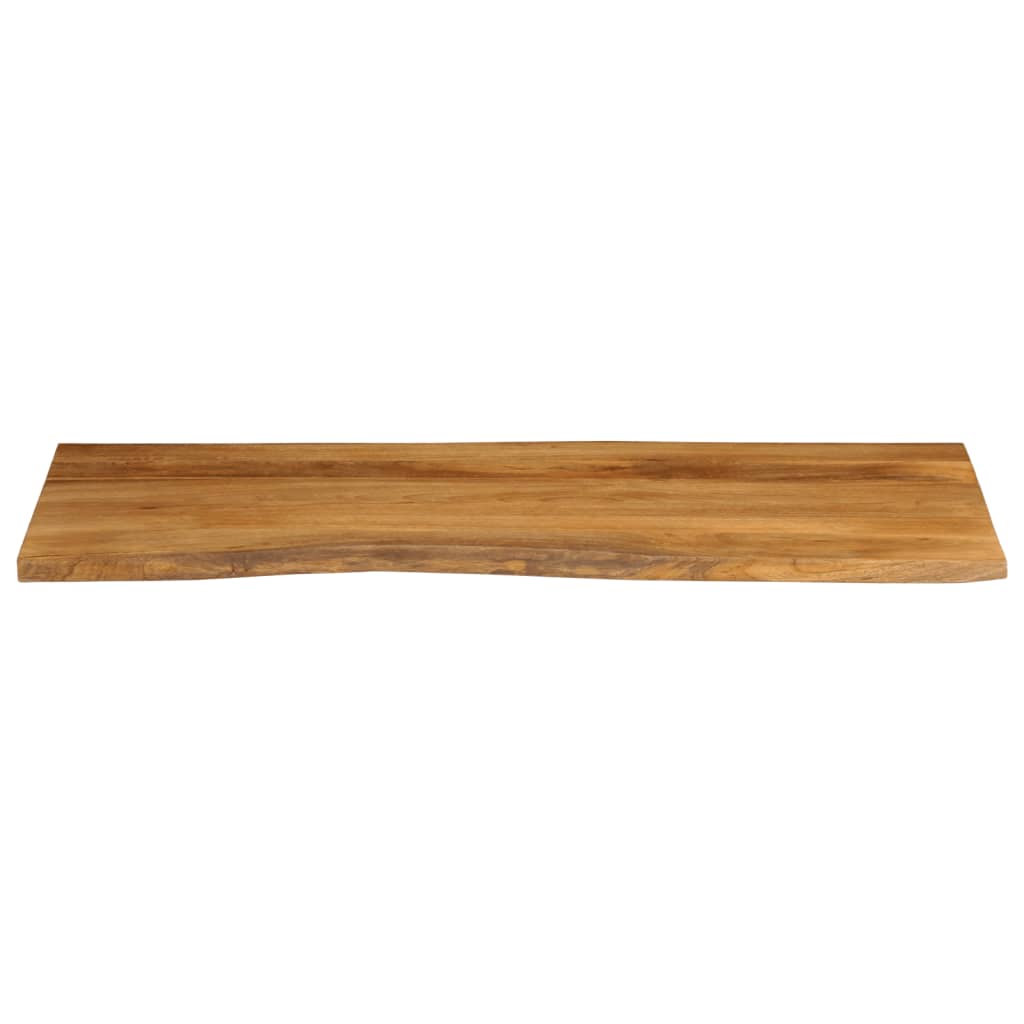 vidaXL Blat stołu, 140x60x2,5 cm, naturalna krawędź, lite drewno mango