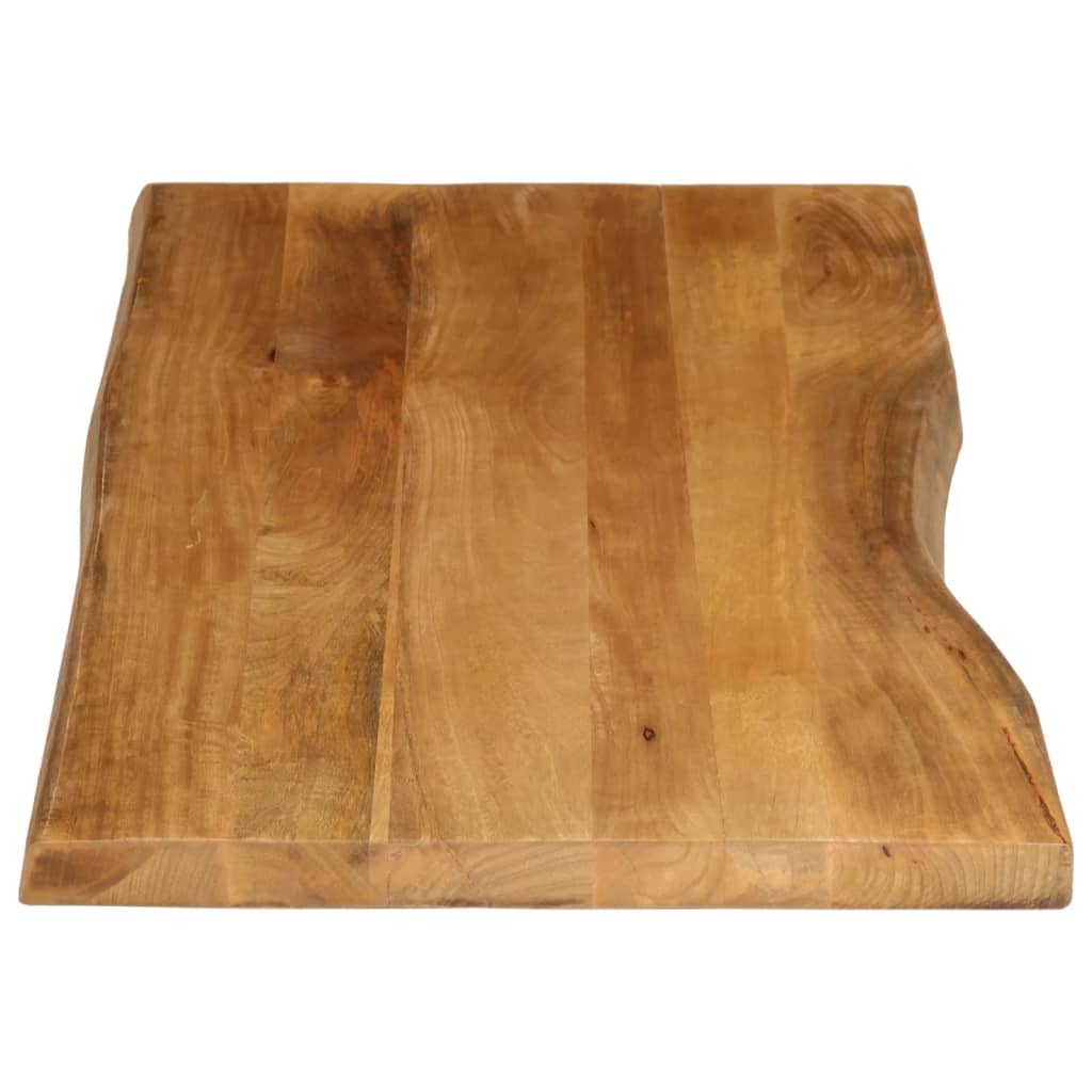 vidaXL Blat stołu, 140x60x2,5 cm, naturalna krawędź, lite drewno mango