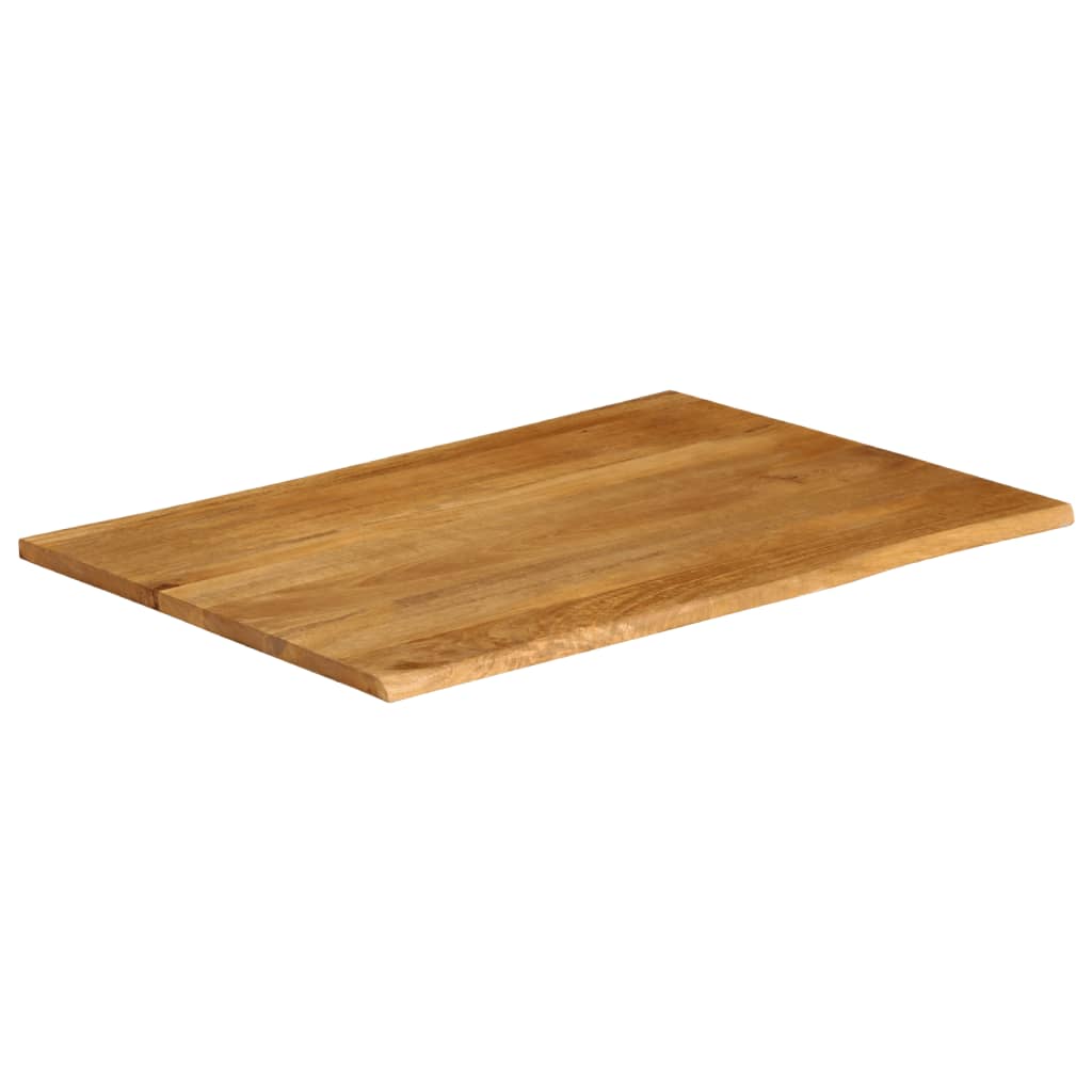 vidaXL Blat stołu, 90x80x2,5 cm, naturalna krawędź, lite drewno mango