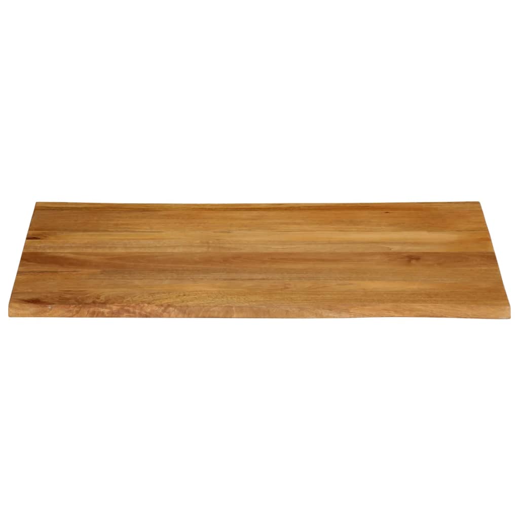 vidaXL Blat stołu, 90x80x2,5 cm, naturalna krawędź, lite drewno mango