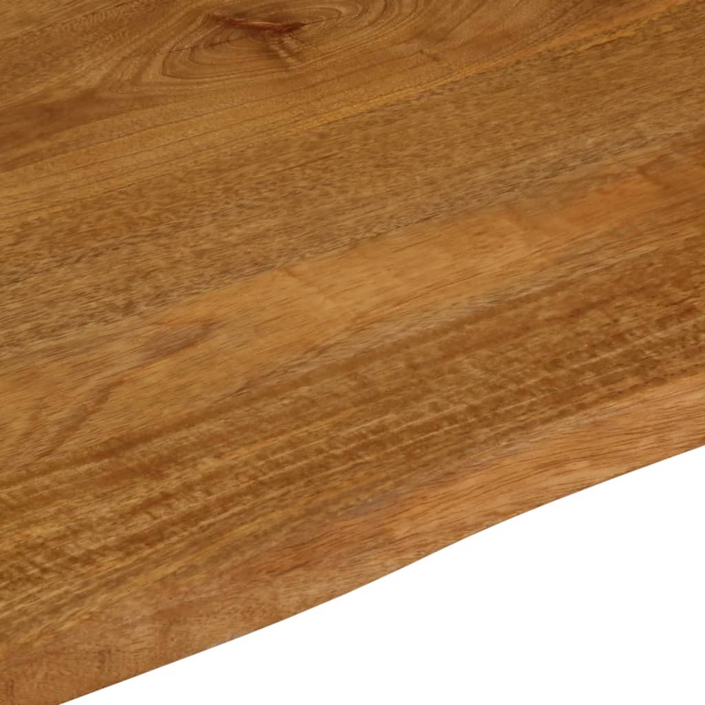 vidaXL Blat stołu, 90x80x2,5 cm, naturalna krawędź, lite drewno mango