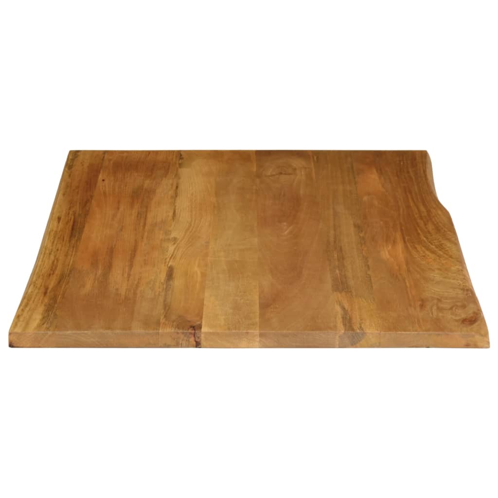 vidaXL Blat stołu, 100x80x2,5 cm, naturalna krawędź, lite drewno mango