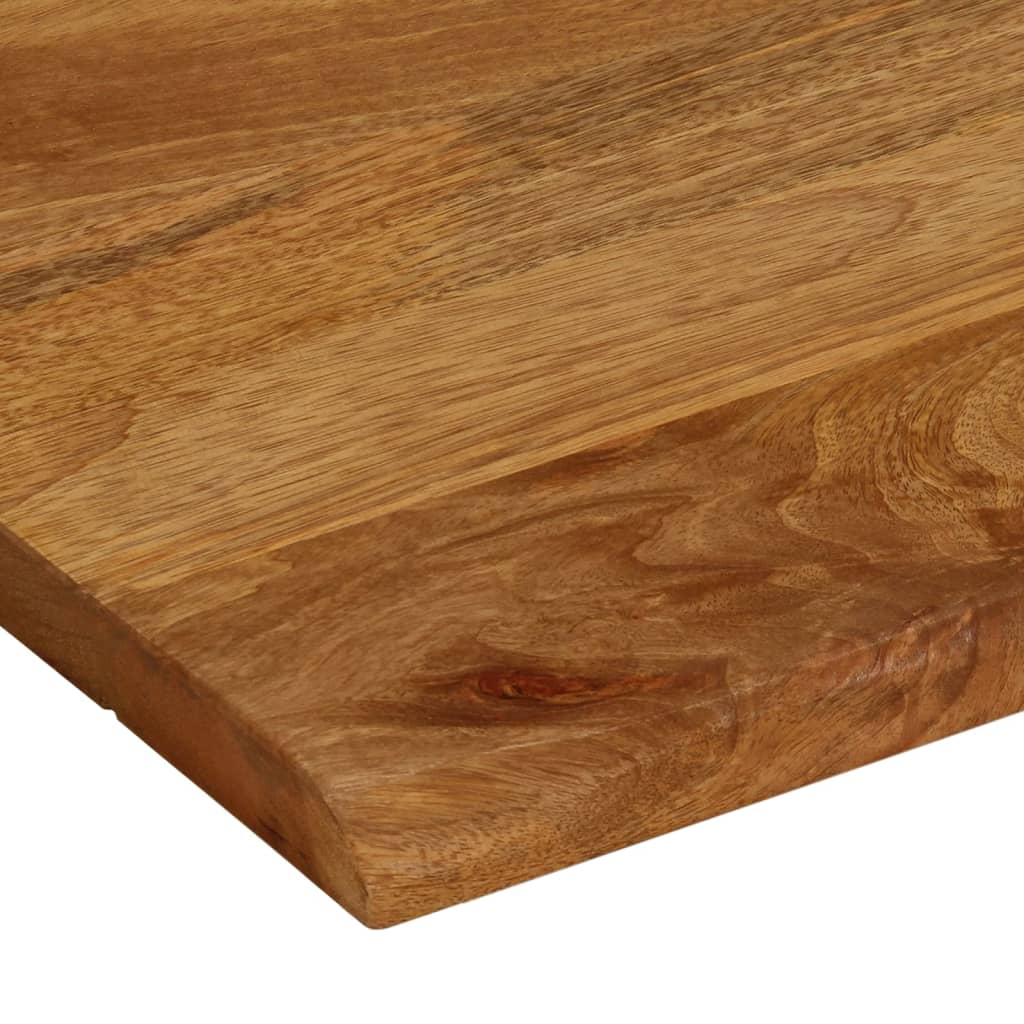 vidaXL Blat stołu, 100x80x2,5 cm, naturalna krawędź, lite drewno mango