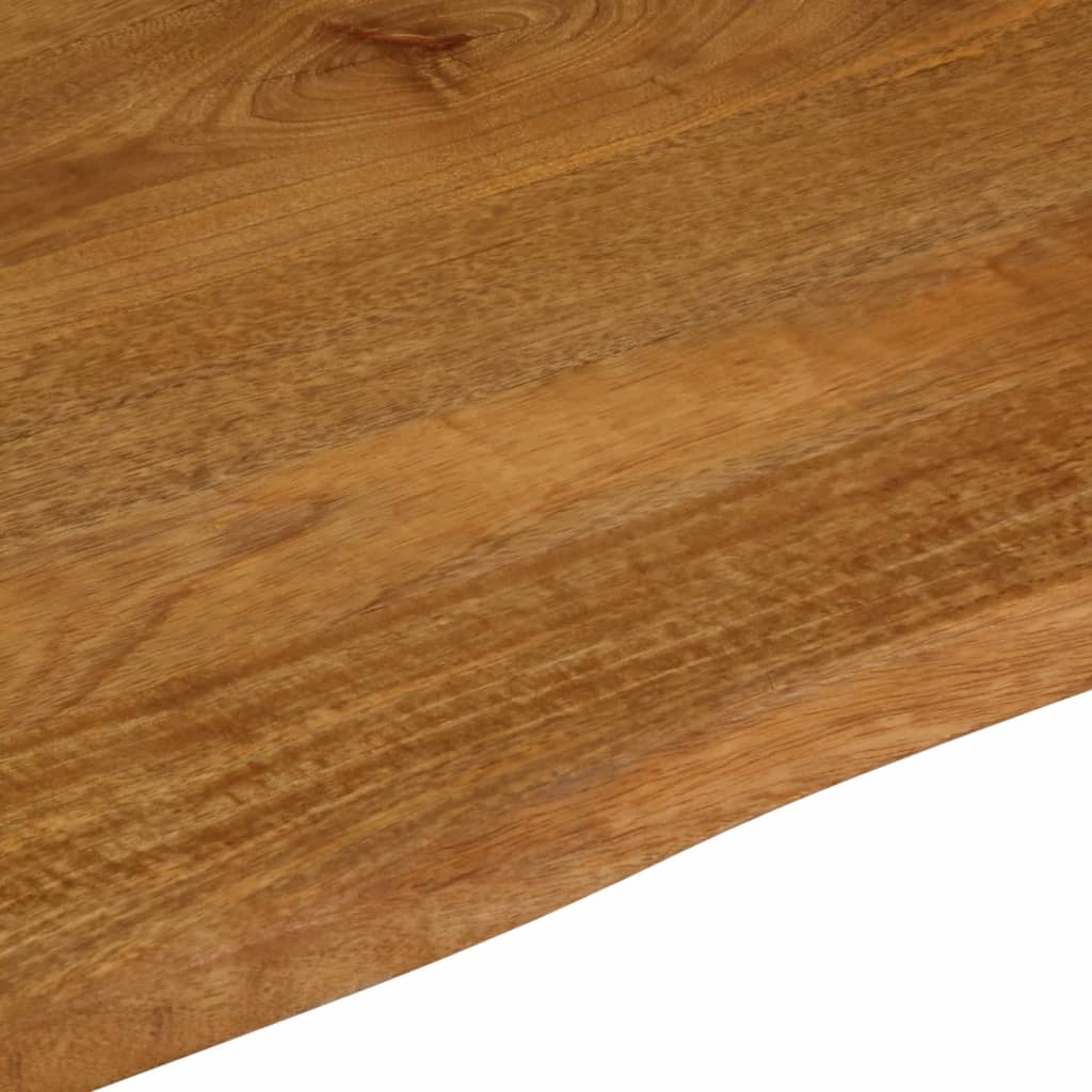 vidaXL Blat stołu, 100x80x2,5 cm, naturalna krawędź, lite drewno mango