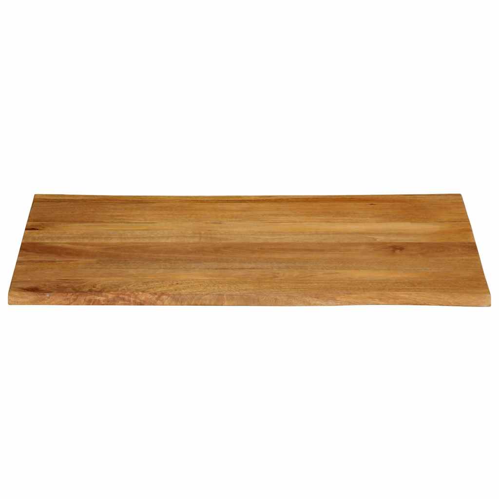 vidaXL Blat stołu, 110x80x2,5 cm, naturalna krawędź, lite drewno mango