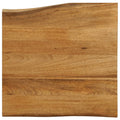 vidaXL Blat stołu, 40x40x3,8 cm, naturalna krawędź, lite drewno mango