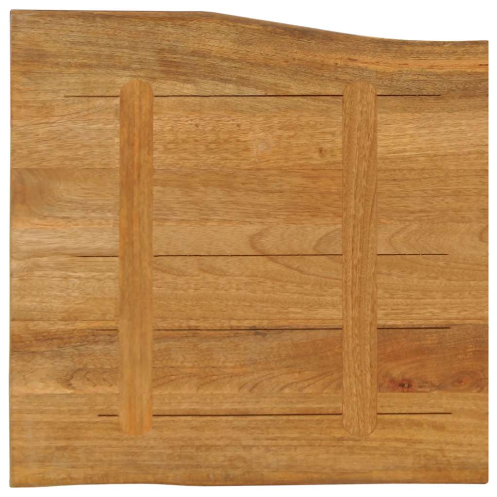 vidaXL Blat stołu, 40x40x3,8 cm, naturalna krawędź, lite drewno mango