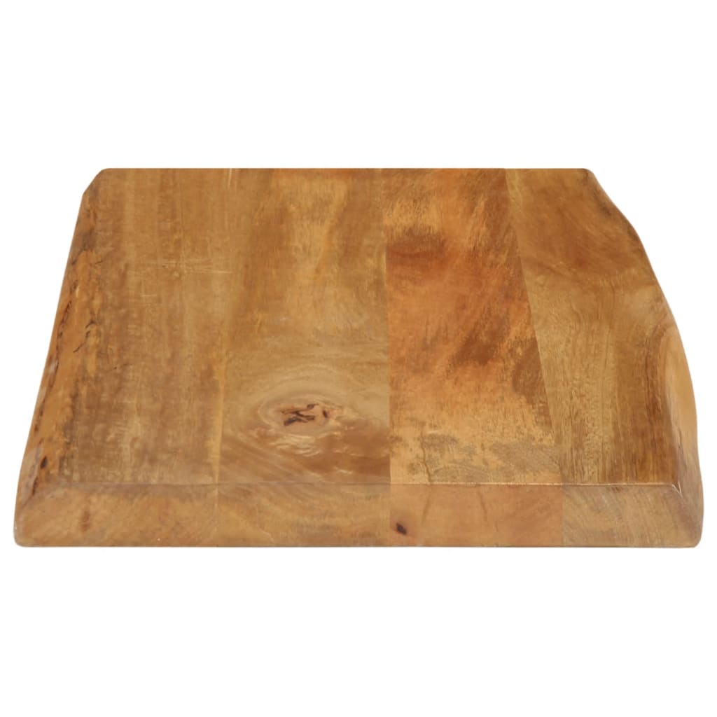 vidaXL Blat stołu, 50x40x3,8 cm, naturalna krawędź, lite drewno mango
