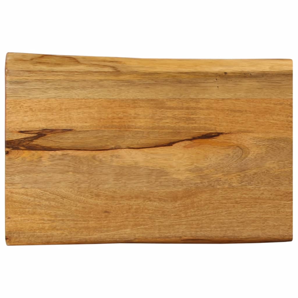 vidaXL Blat stołu, 60x40x3,8 cm, naturalna krawędź, lite drewno mango