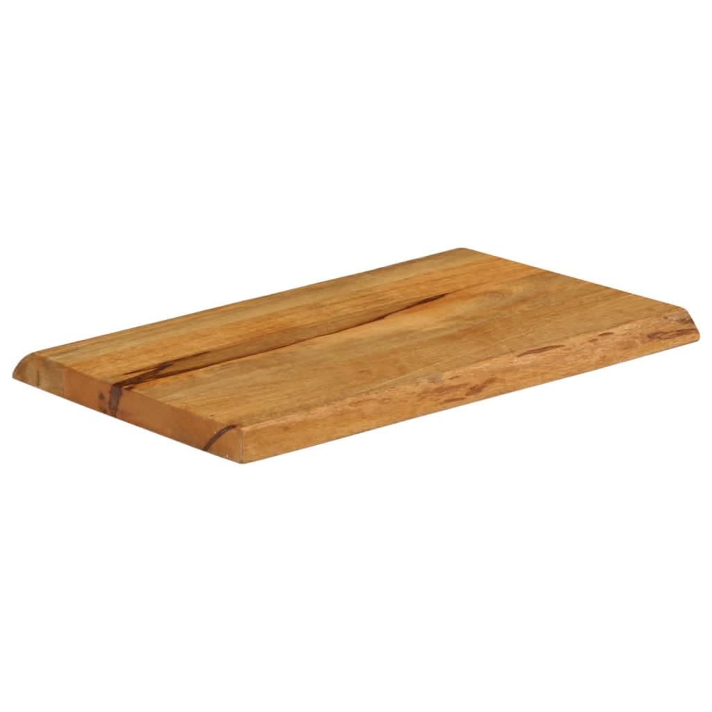 vidaXL Blat stołu, 70x40x3,8 cm, naturalna krawędź, lite drewno mango