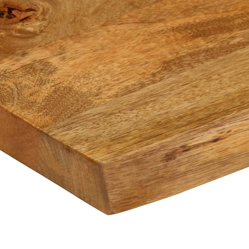 vidaXL Blat stołu, 70x40x3,8 cm, naturalna krawędź, lite drewno mango