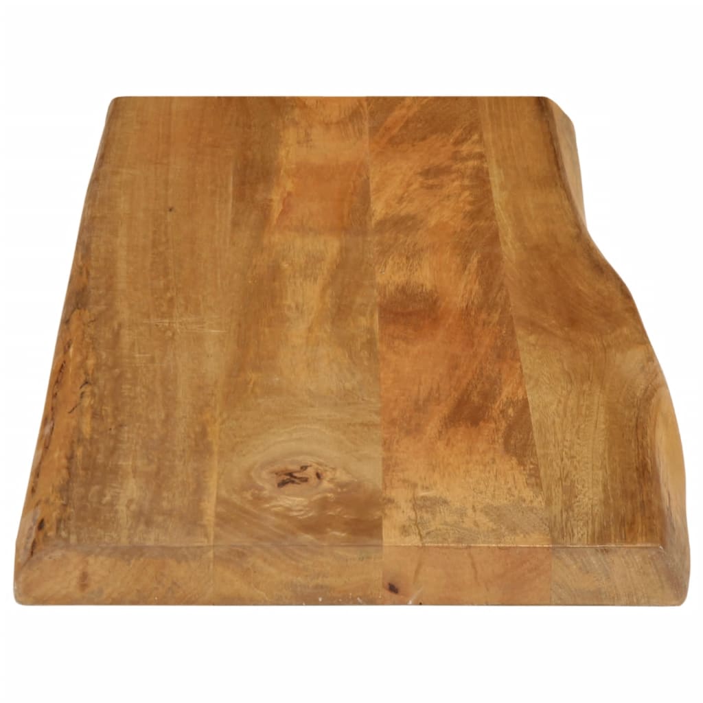 vidaXL Blat stołu, 100x40x3,8 cm, naturalna krawędź, lite drewno mango