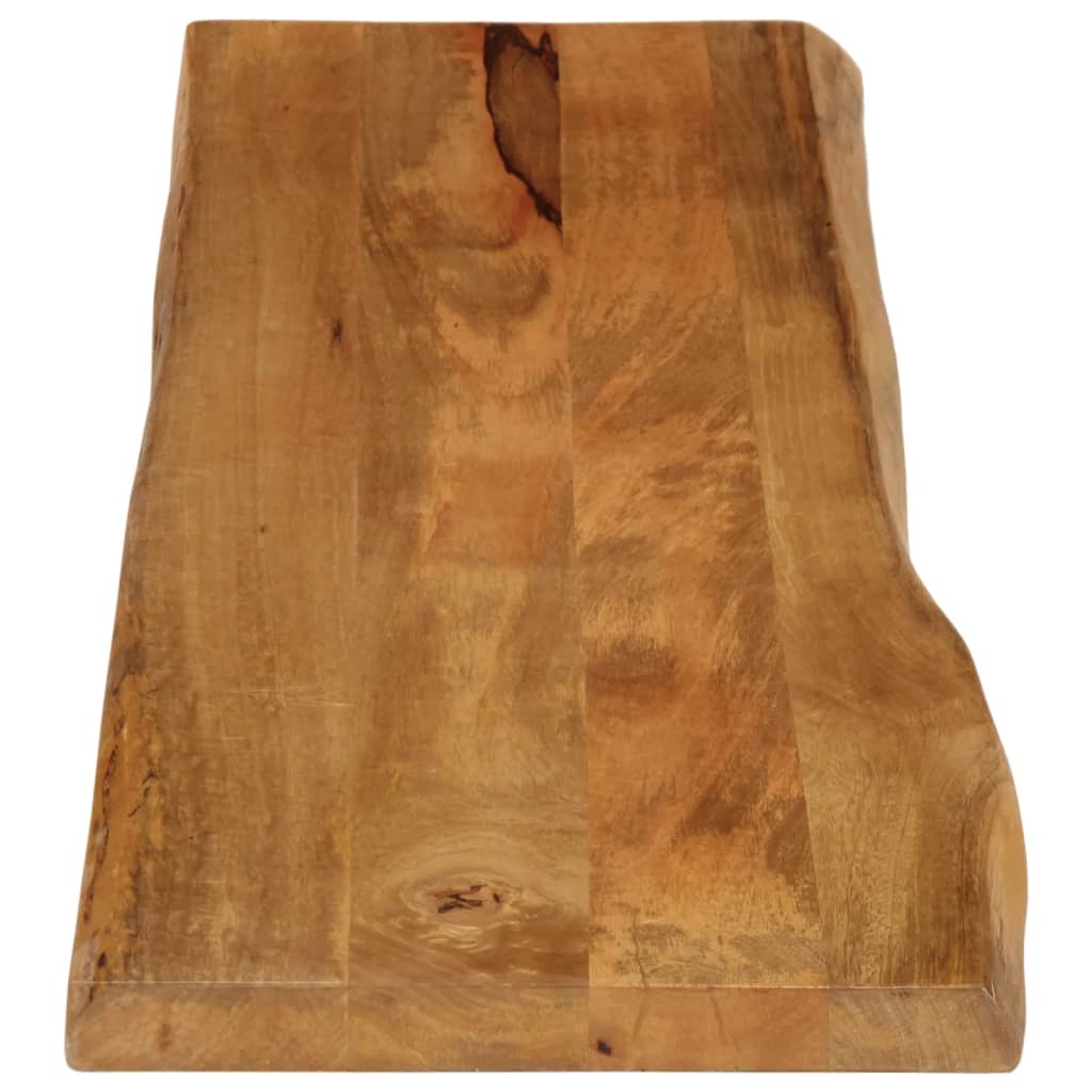 vidaXL Blat stołu, 160x40x3,8 cm, naturalna krawędź, lite drewno mango