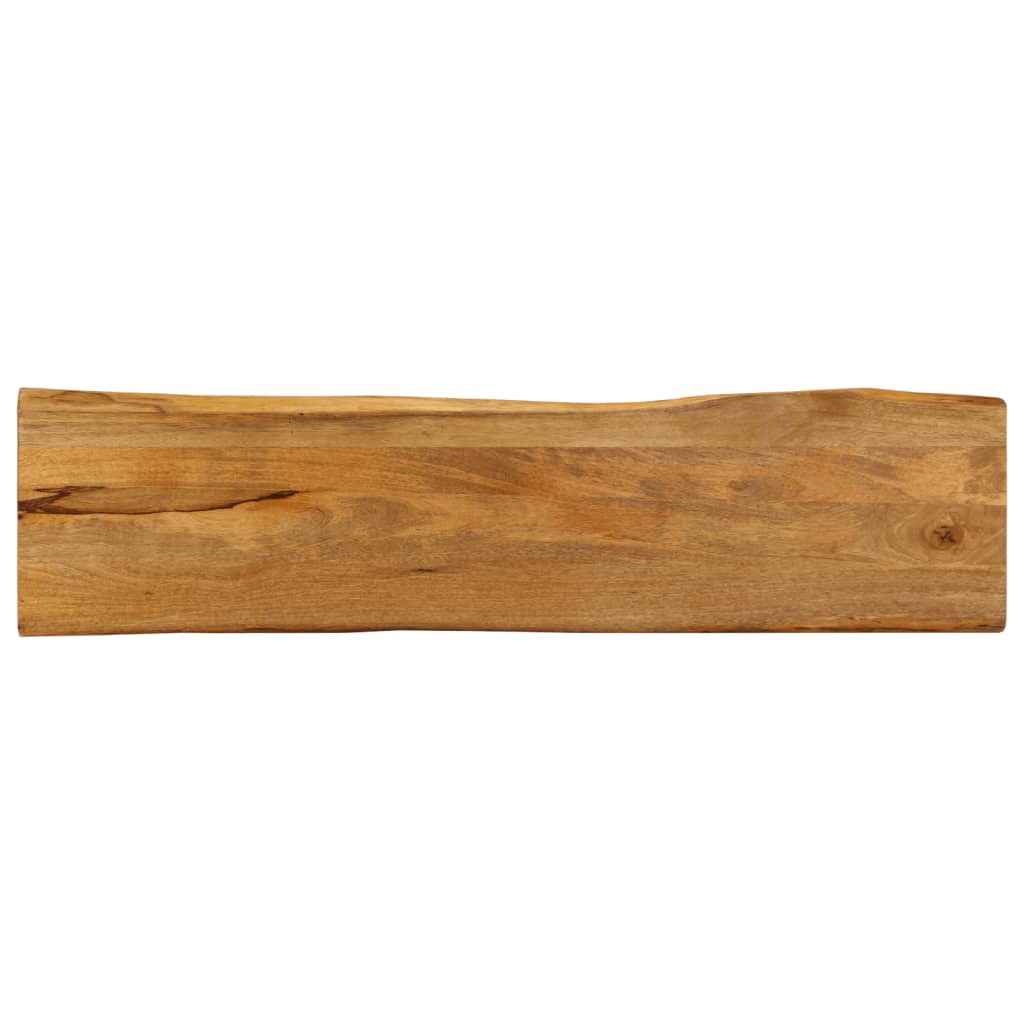 vidaXL Blat stołu, 180x40x3,8 cm, naturalna krawędź, lite drewno mango