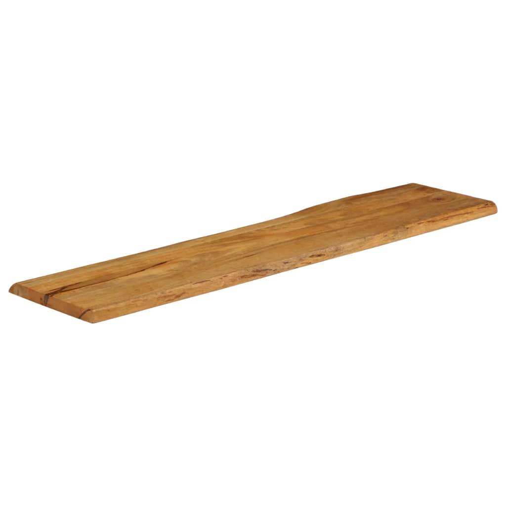 vidaXL Blat stołu, 180x40x3,8 cm, naturalna krawędź, lite drewno mango