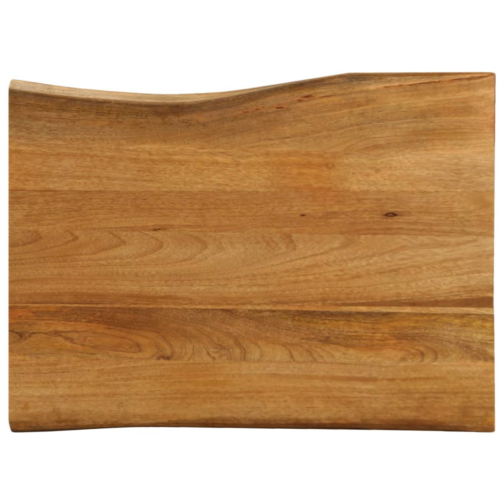 vidaXL Blat stołu, 70x60x3,8 cm, naturalna krawędź, lite drewno mango