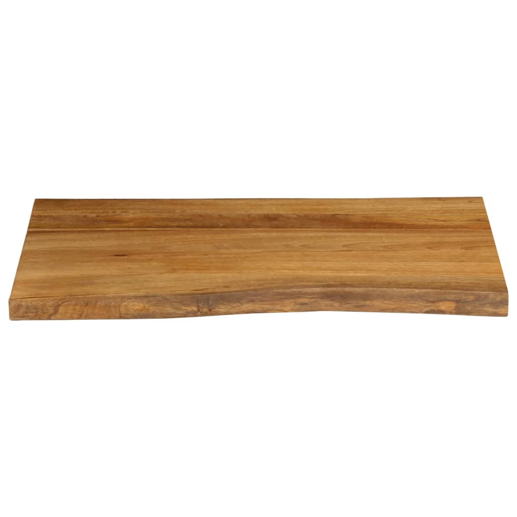 vidaXL Blat stołu, 70x60x3,8 cm, naturalna krawędź, lite drewno mango