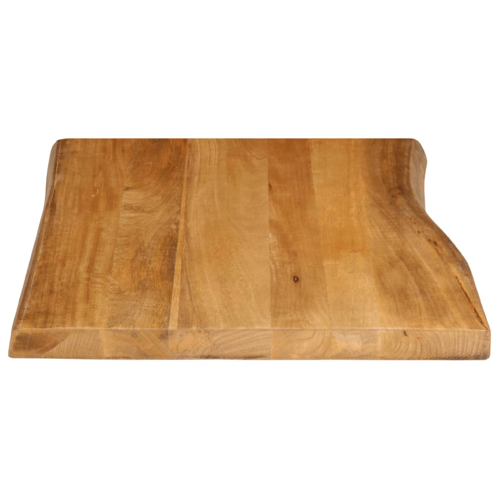 vidaXL Blat stołu, 70x60x3,8 cm, naturalna krawędź, lite drewno mango