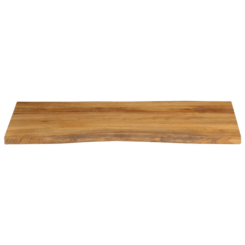 vidaXL Blat stołu, 100x60x3,8 cm, naturalna krawędź, lite drewno mango
