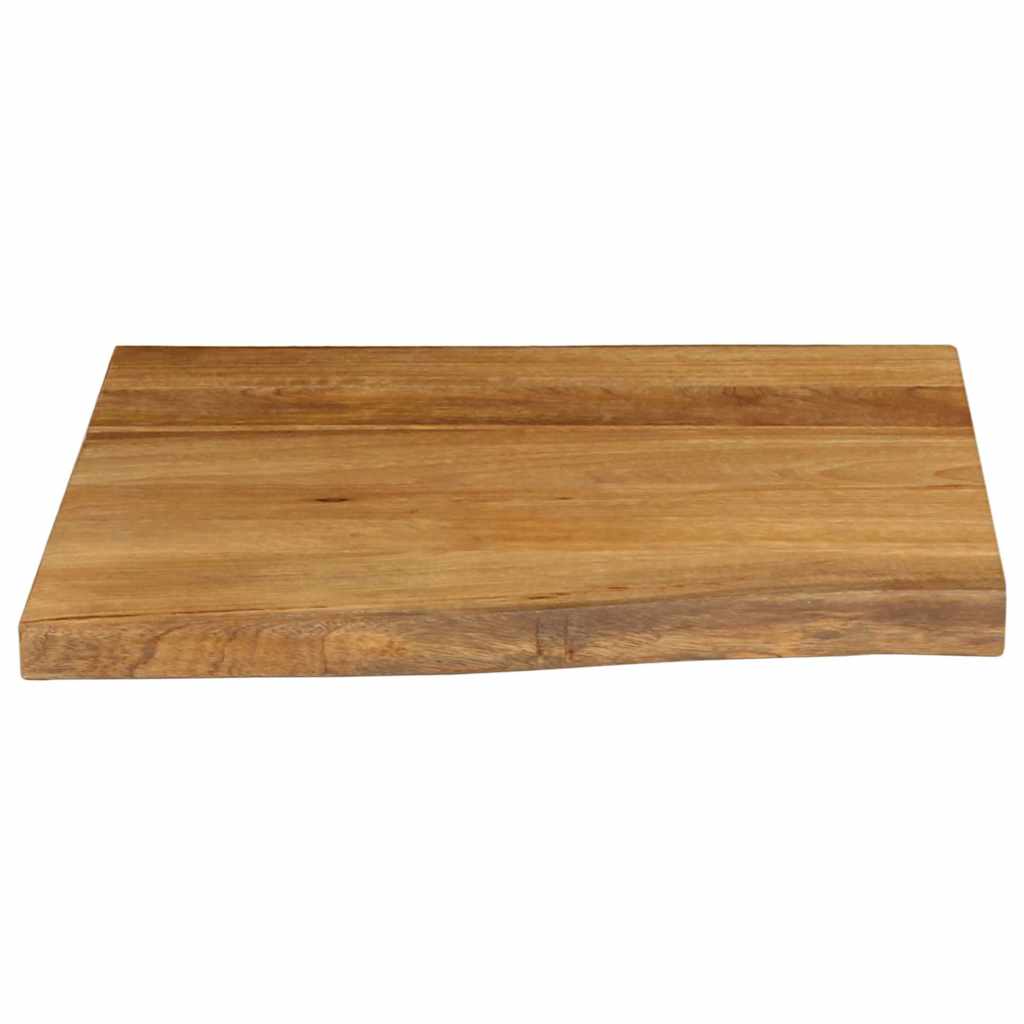 vidaXL Blat stołu, 80x80x3,8 cm, naturalna krawędź, lite drewno mango