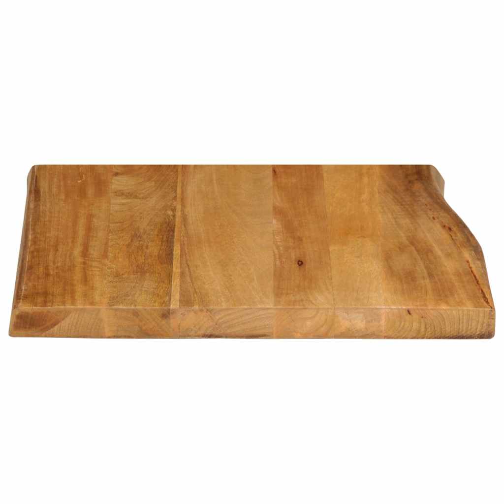 vidaXL Blat stołu, 80x80x3,8 cm, naturalna krawędź, lite drewno mango