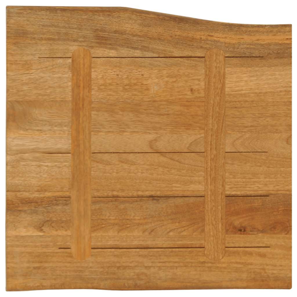vidaXL Blat stołu, 80x80x3,8 cm, naturalna krawędź, lite drewno mango
