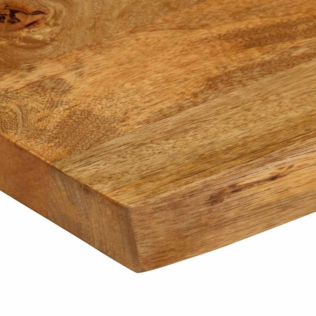 vidaXL Blat stołu, 80x80x3,8 cm, naturalna krawędź, lite drewno mango