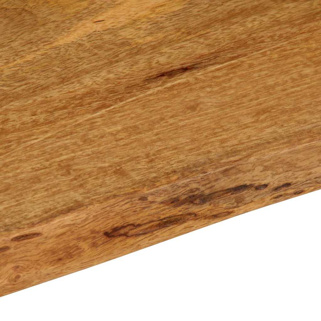 vidaXL Blat stołu, 80x80x3,8 cm, naturalna krawędź, lite drewno mango