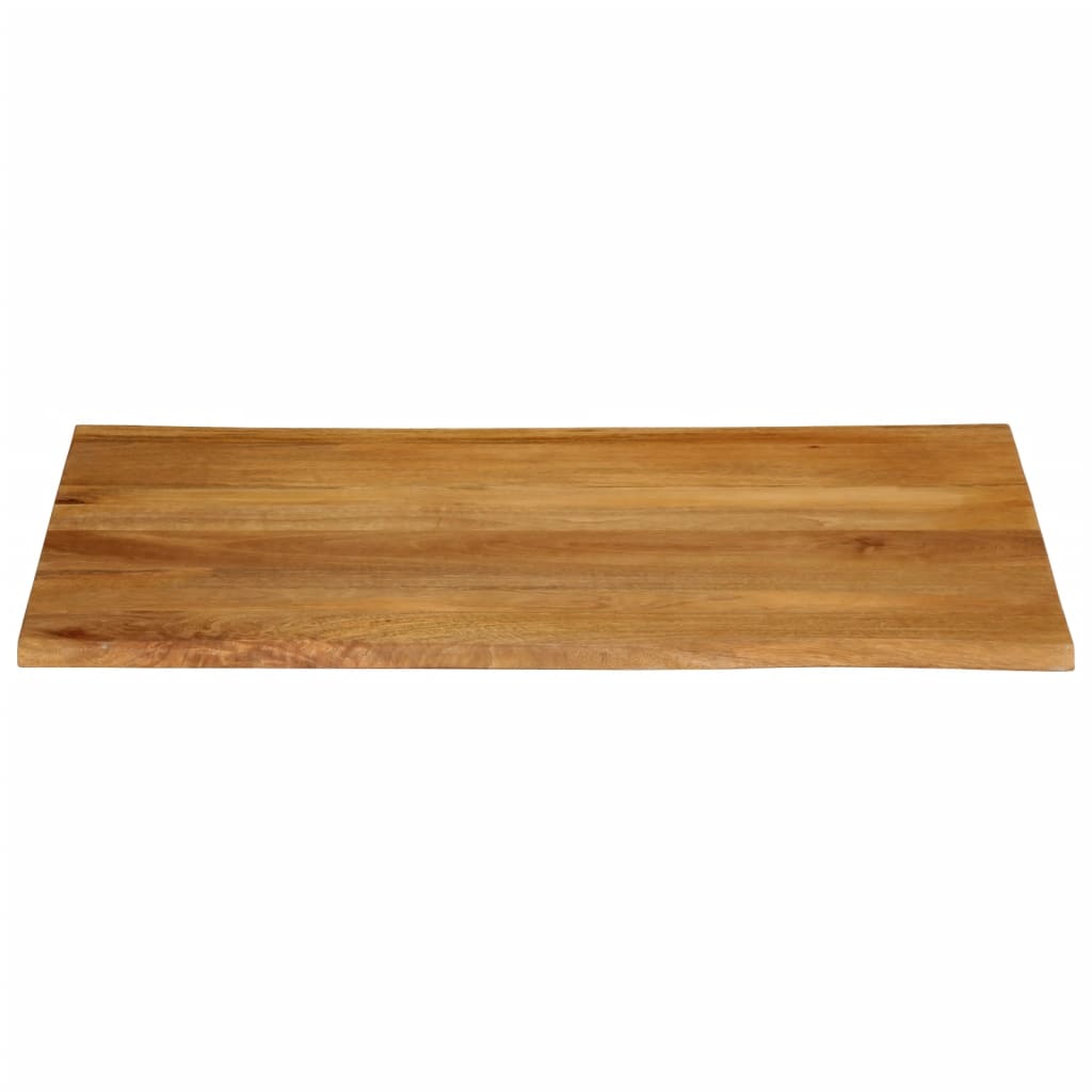 vidaXL Blat stołu, 90x80x3,8 cm, naturalna krawędź, lite drewno mango