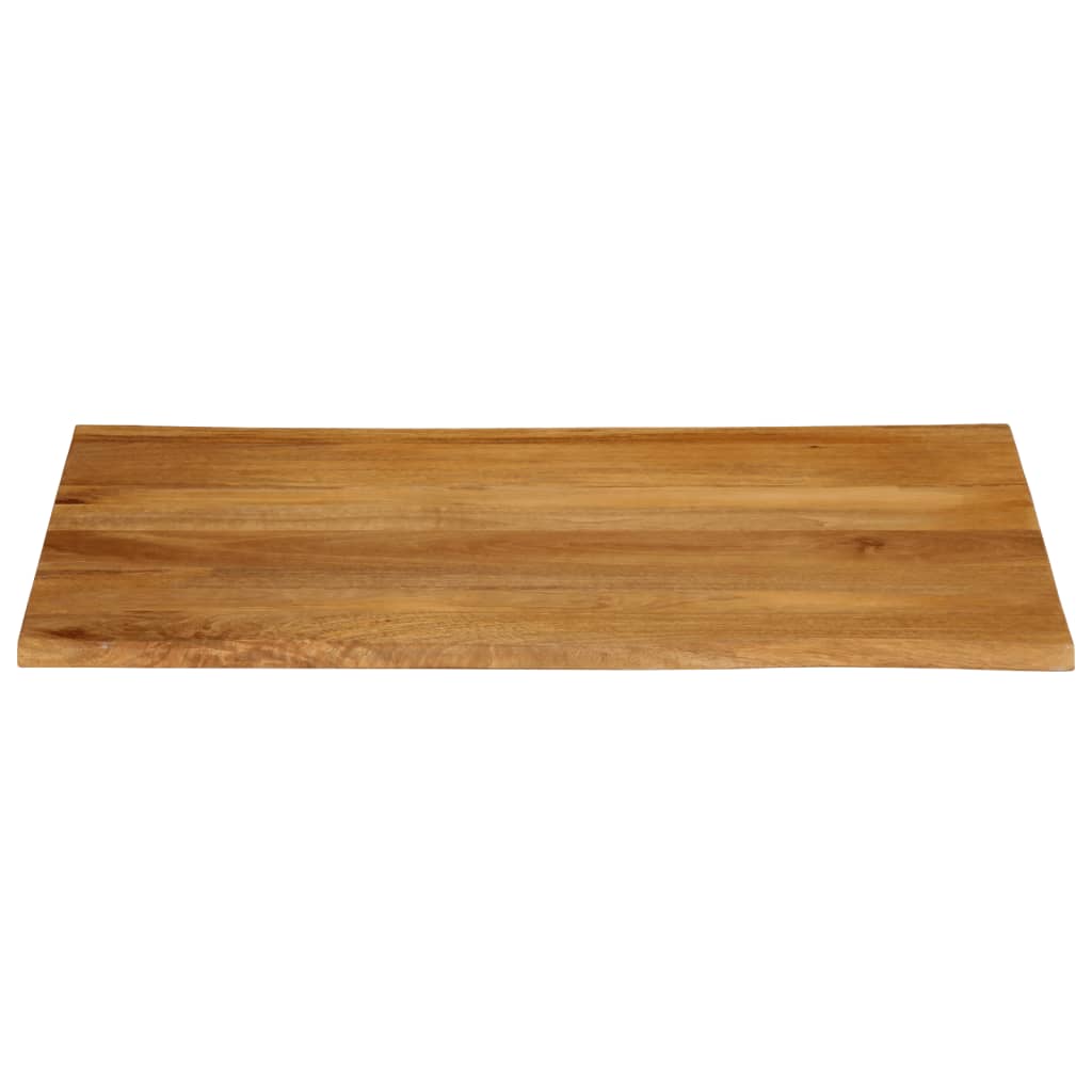 vidaXL Blat stołu, 110x80x3,8 cm, naturalna krawędź, lite drewno mango