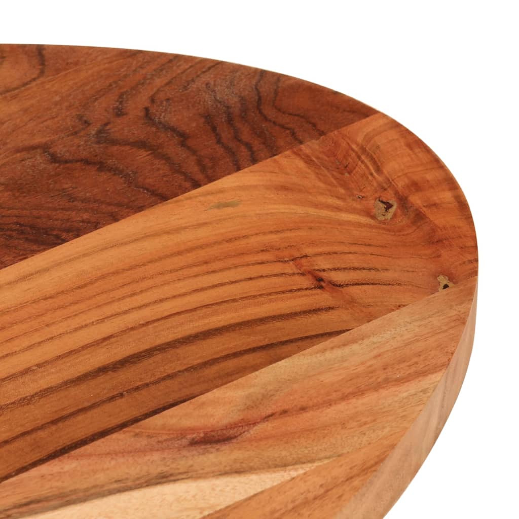 vidaXL Blat do stołu, 110x50x3,8 cm, owalny, lite drewno akacjowe