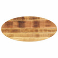 vidaXL Blat stołu, 110x40x3,8 cm, owalny, lite drewno mango