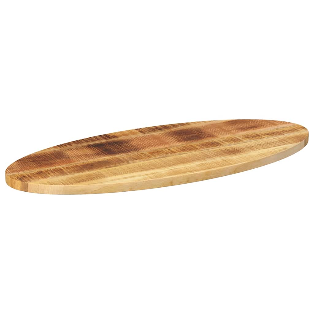 vidaXL Blat stołu, 110x40x3,8 cm, owalny, lite drewno mango