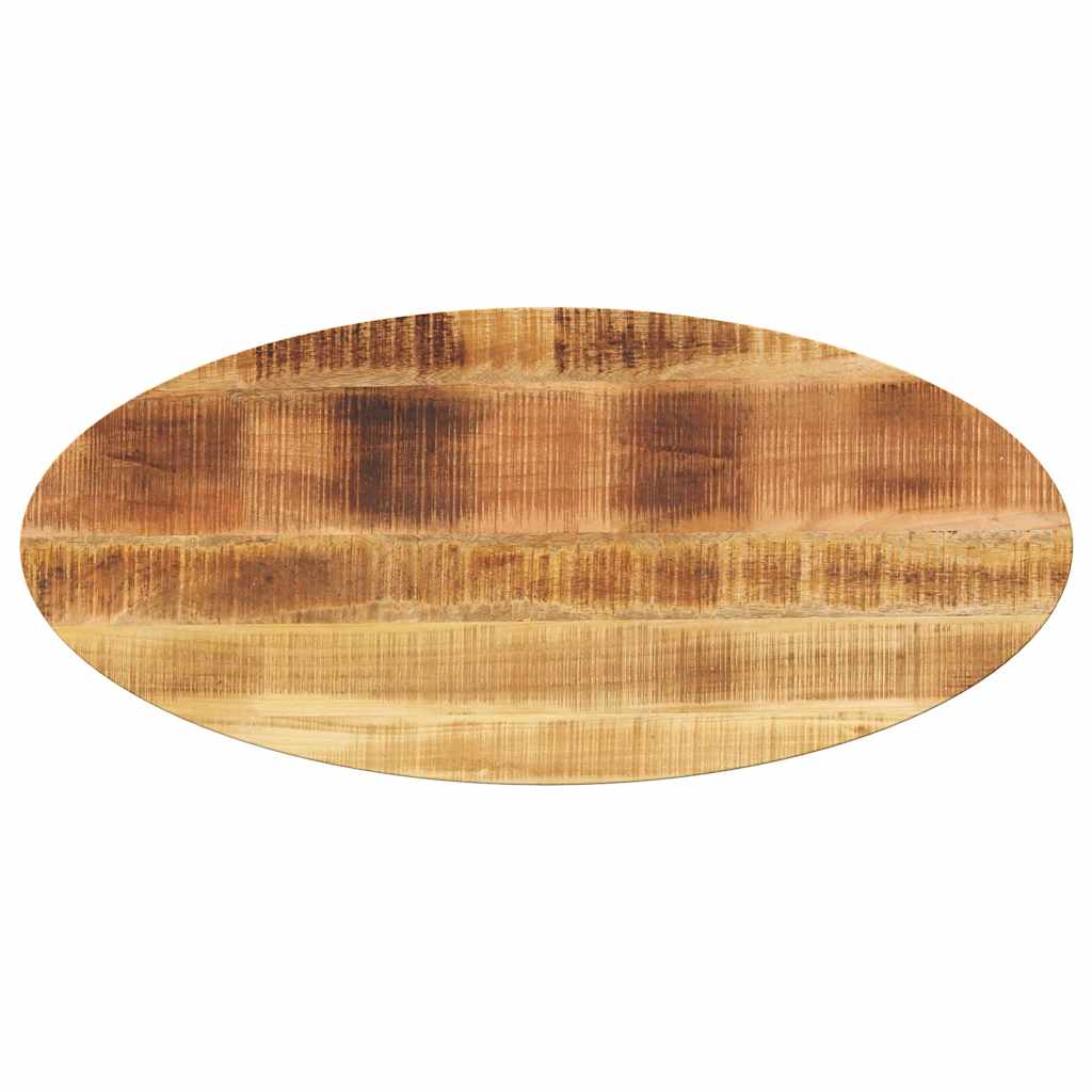 vidaXL Blat stołu, 110x40x3,8 cm, owalny, lite drewno mango