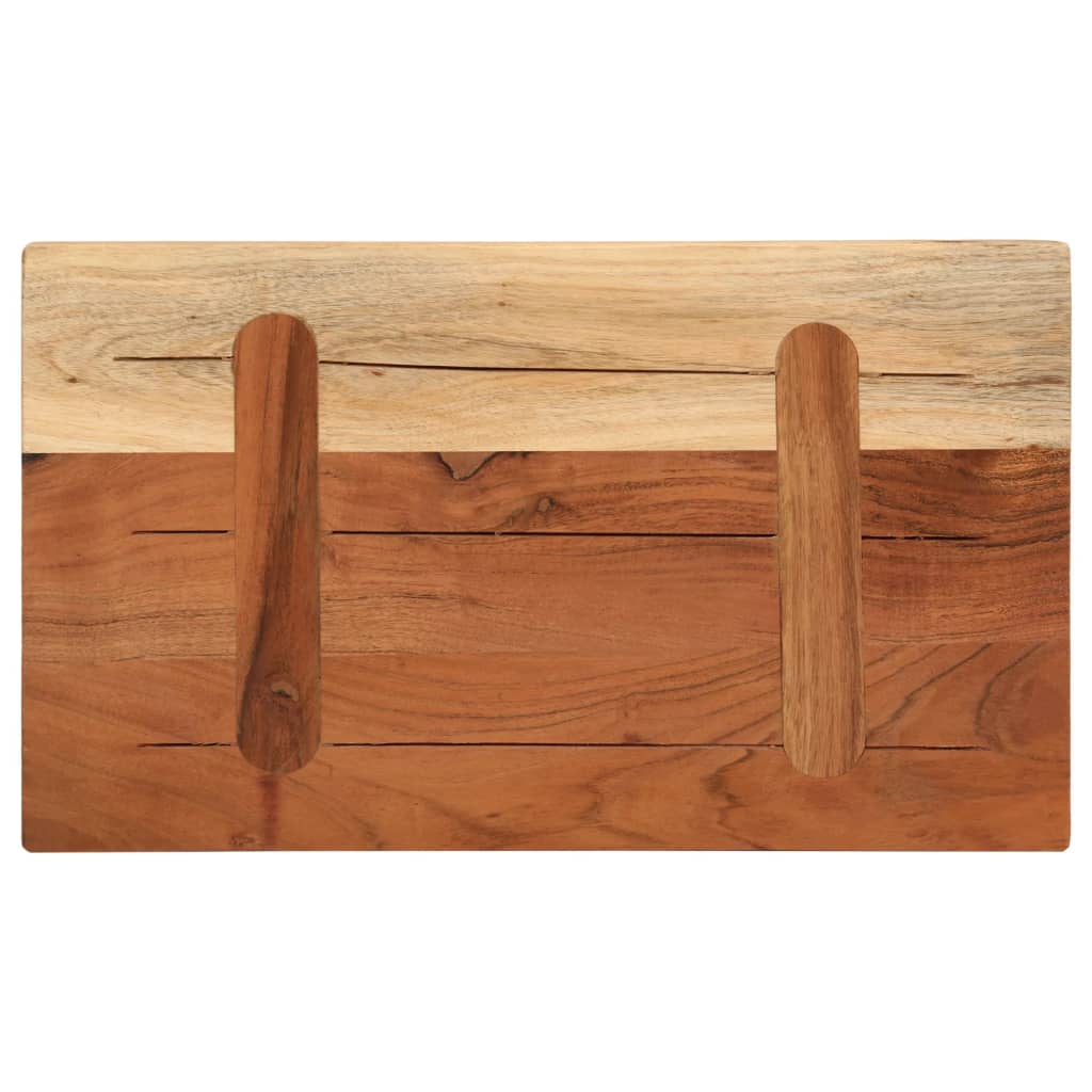 vidaXL Blat stołu, 60x40x2,5 cm, prostokątny, lite drewno akacjowe