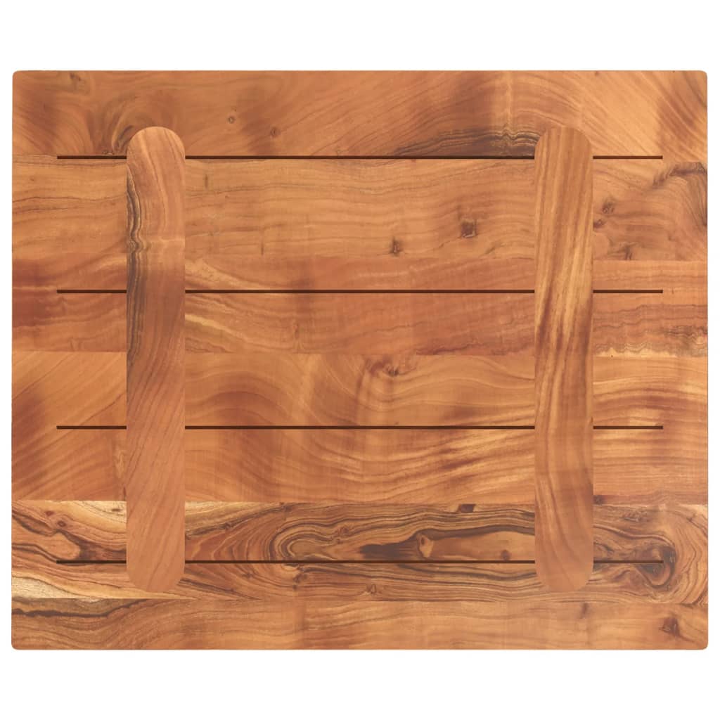 vidaXL Blat stołu, 60x50x2,5 cm, prostokątny, lite drewno akacjowe