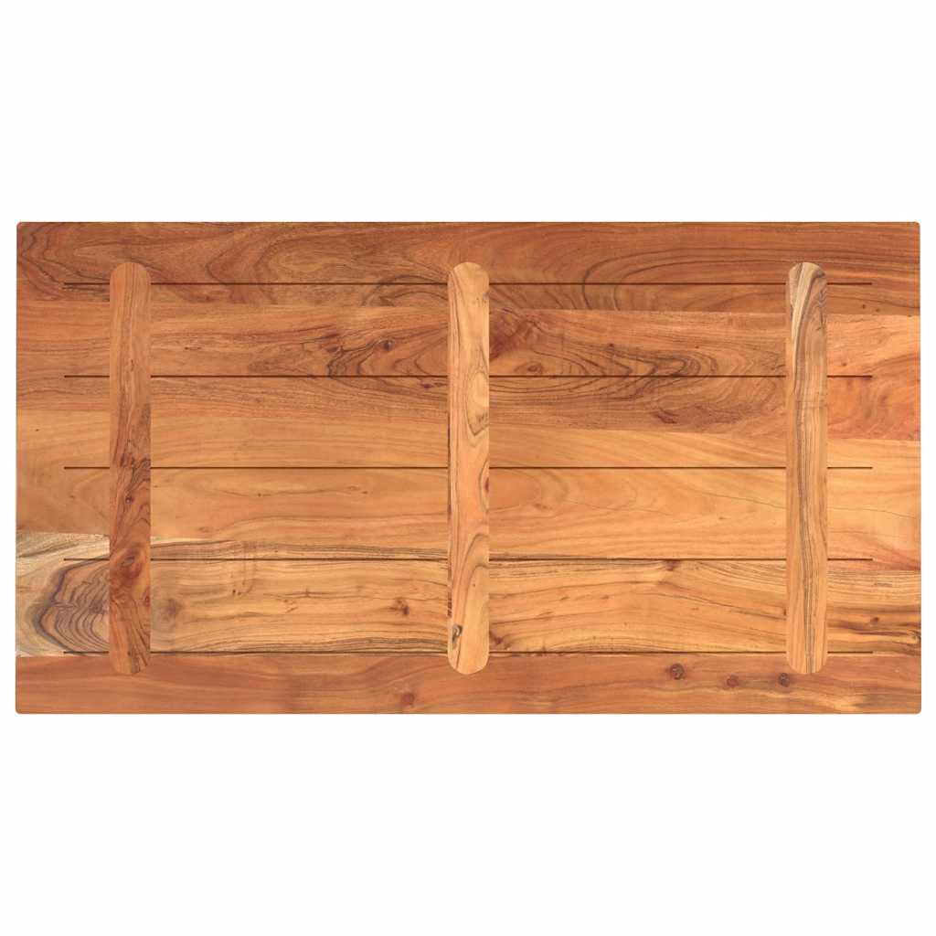 vidaXL Blat stołu, 100x50x2,5 cm, prostokątny, lite drewno akacjowe