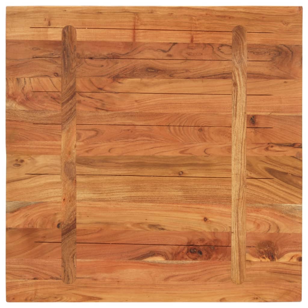 vidaXL Blat do stołu, 90x90x2,5 cm, kwadratowy, lite drewno akacjowe