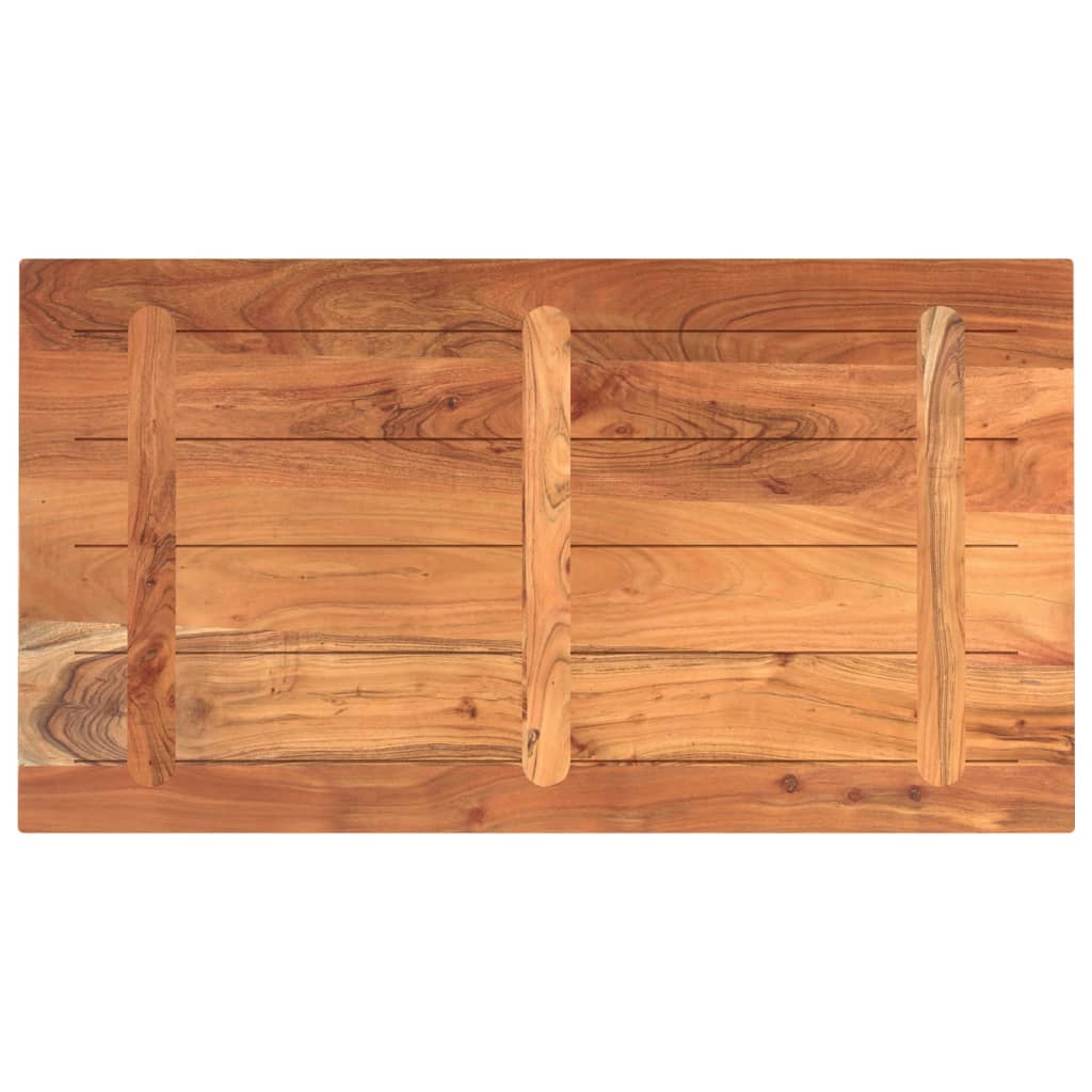 vidaXL Blat stołu, 100x50x3,8 cm, prostokątny, lite drewno akacjowe