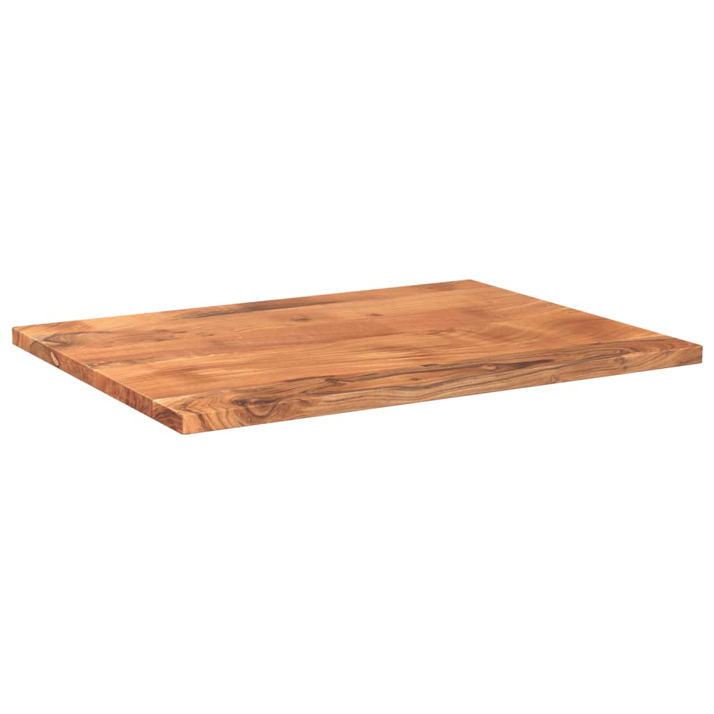vidaXL Blat stołu, 80x70x3,8 cm, prostokątny, lite drewno akacjowe