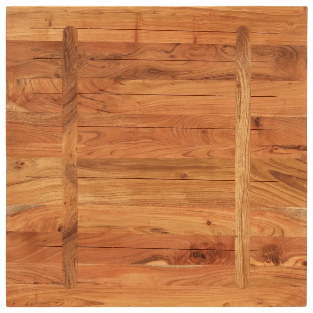 vidaXL Blat stołu, 90x90x3,8 cm, kwadratowy, lite drewno akacjowe