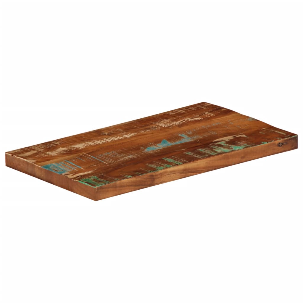 vidaXL Blat stołu, 40x20x2,5 cm, prostokątny, lite drewno z odzysku