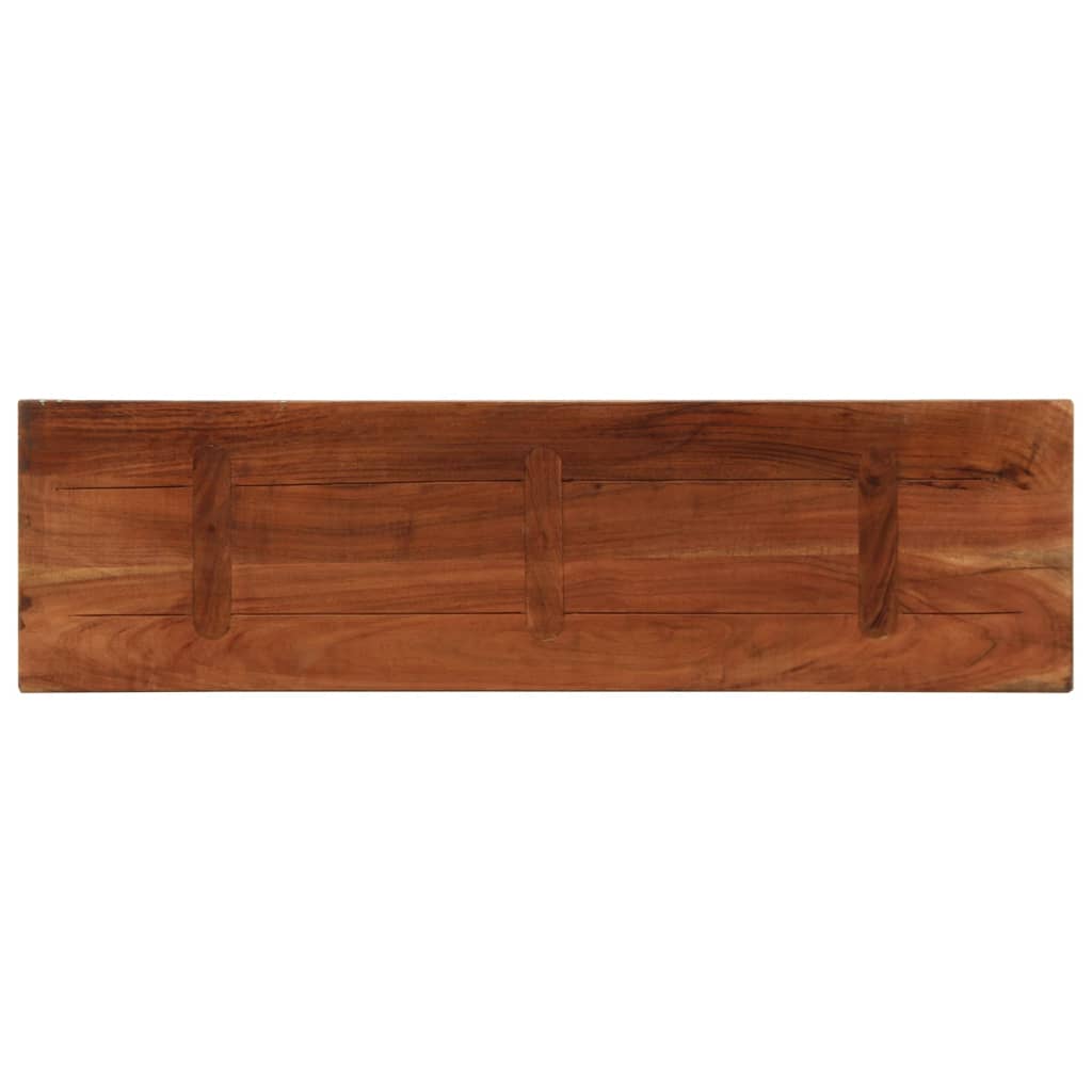 vidaXL Blat stołu, 100x40x2,5 cm, prostokątny, lite drewno z odzysku