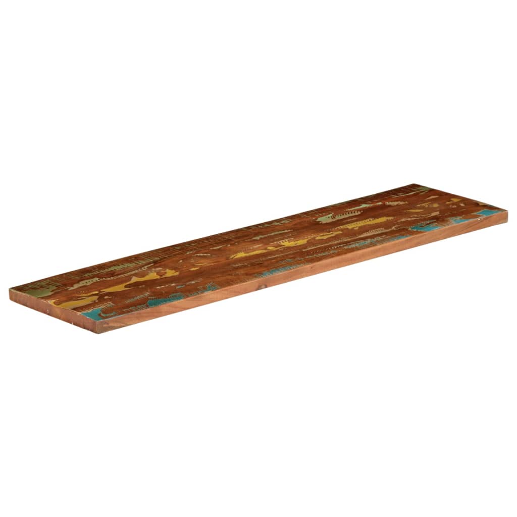 vidaXL Blat stołu, 110x40x2,5 cm, prostokątny, lite drewno z odzysku
